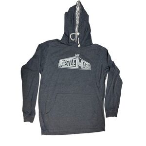 WWE Authentic WrestleMania Graphic Hoodie Charcoal Gray Mens 2XL